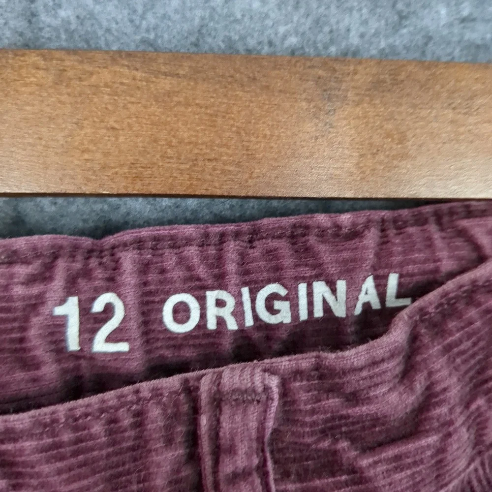 Gap Kids Corduroy Pants Burgundy Size 12 Original Fit Casual Trousers‎